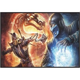 Resim Mortal Kombat Gaming Oyuncu Mouse Pad 