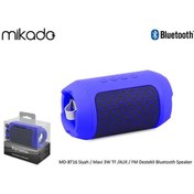 Resim Mikado MD-BT16 Siyah-Mavi 3w Tf-Aux-Fm Destekli Bluetooth Speaker 