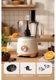 Resim Fressi FR-PBL02 1200 W Armonia Power Mutfak Robotu Salata Doğrayıcı Blender Seti 