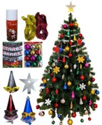 Resim Yılbaşı Çam Ağacı 150 Cm Aile Seti 150 CM 