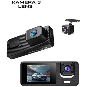Resim Cosmotex 1080p 3 Kameralı Araç Dvr -q301 59346120 
