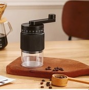 Resim Dashanshop Siyah Manuel Kahve Değirmeni Ayarlanabilir Öğütücü Espresso French Press 