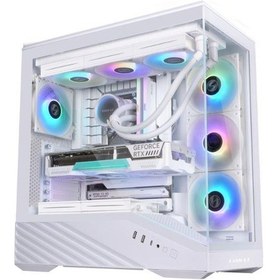Resim Lian Li Vector V100r G99.v100rw.00 Argb Fanlı Beyaz E-atx Oyuncu Kasası 