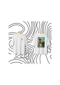 Resim Kökler Serisi No:5 T-shirt - Kırmızı 