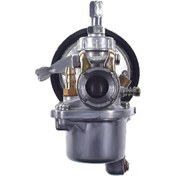 Resim Folinda 2 Takım Motorlu Bisiklet Karbüratörü - 50cc 60cc 80cc İki Zamanlı Motorlar İçin - Hava Filtresi İle Gümüş 