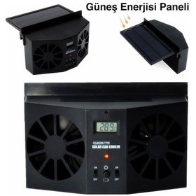 Resim Diğer Güneş Enerjili Ally R-8032 Çift Fanlı Solar Oto Havalandırma 