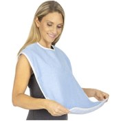 Resim Ht Sağlık Yıkanabilir Cepli Hasta Yemek Mama Önlüğü 