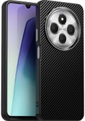 Resim Redmi 14c Karbon Fiber Serisi Imd Telefon Kılıfı İçin Siyah 