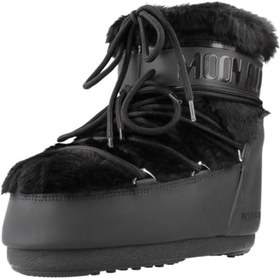 Resim Moon Boot Icon Low Faux Fur Kadın Kar Botu-14093900BLK 