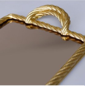 Resim Nexus Aynalı Tepsi Altın 