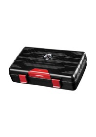 Resim Lubinski Seyahat Tipi Puro Kutusu Humidor Siyah 10cigar 