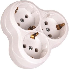 Resim Horoz Electric 2 ADET 300-000-707 TOPRAKLI GOLYAT FİŞ PRİZ 