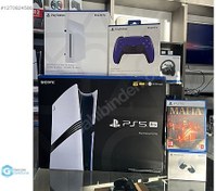 Resim PS5 PRO + Disk Sürücü + Explore Kulaklık + 2 Kol + Mafia + TAKAS 