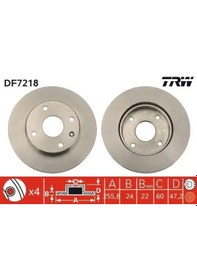 Resim Chevrolet Lacetti Fren Diski On 2004-2011 Trw Df7218 2adettir 