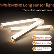 Resim Akıllı İnsan Vücudu Algılama Işığı, USB Manyetik Lamba, Algılama Gece Lambası, Gardırop Işığı, Dolap Işığı, Ofis Dolabı ve Ayakkabı Dolabı Işığı 