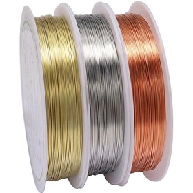 Resim DIY Cloisonné Çiçekli El Yapımı Zanaatlar için 1 Rulo Takı Bakır Teli 0.2-1mm Kalınlık - Kolye Uçları, Küpeler, Bilezikler, Kolye Yaratımı, Karmaşık Tasarımlar için Premium Esnek & Dayanıklı Tel 