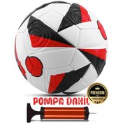 Resim Telvesse Futbol Topu Avrupa Temalı Pompalı Set Sert Zemin Halı Saha Futbol Topu No:5 021 Çok Renkli 