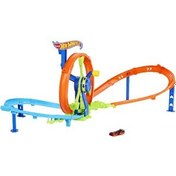 Resim Hot Wheels Hızlı Fırlatma ve Döngü Parkuru Oyun Seti JBX65 