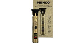 Resim Princo Prınco Tıraş Makinesi PR-556 Altın Renkli T-Bıçaklı Kablosuz Kullanım Özelliği ile Ergonomik 