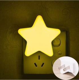 Resim Hfambition Otomatik Işık Kontrolündeki 0.5w Sarı Işık Usb Led Gece Lambası - Abd Fişi, Ev Odaları, Koridorlar İçin Tasarlanmıştır Mt211 