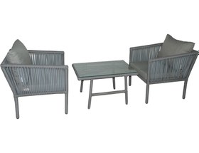 Resim Berlin Bistro Oturma Takımı - Açık Gri 