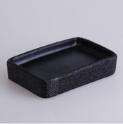 Resim Linen Katı Sabunluk Siyah 