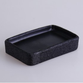 Resim Linen Katı Sabunluk Siyah 