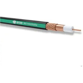 Resim Erse Uydu Anten Kablosu Çanak Anten Kablosu Rg 6/u-6 15 Mt. Yeşil-siyah 