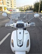 Resim Motocam Arora Safari 50-125 Siperlik Ön Cam 2021-2025 Model 37cm Şeffaf Renkli 4mm Aparatsızdır 