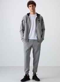 Resim TOMMY LIFE TOMMYLIFE Pamuklu Kalın Yumuşak Dokulu Comfort Fit Baskılı Eşofman Takım - 85236, T14ER-85236 