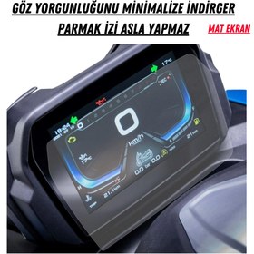 Resim UniqAnatolia Voge Sr3 2024 Dijital Gösterge Uyumlu Mat Ekran Koruyucu 