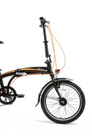 Resim Bisan FX 3500 Tourney 7 Vites 20" Alüminyum Katlanır Bisiklet - Turuncu (Dinamo Farlı, Pratik) 