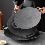 Resim 4 adet 1 Set, Yapışmaz Döküm Demir Tava - Döküm Demir Wok - Yapışmaz Kızartma Tavası + Pişirme Üç Parça Set, Temizlemesi Kolay | Açık Hava Mutfak Gereçleri - Açık Hava Kampı - Piknik - Pişirme Mutfak Gereçleri. Piknik Seti, Açık Hava Pişirme Kiti. 