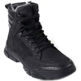 Resim White World 411 Ortopedik Erkek Çocuk Kürklü Deri Bot 001 