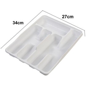 Resim Geseus Moonstar Çekmece İçi Kaşıklık 5Gözlü Çatal Bıçak Organızer 34X27CM-KŞ-172 