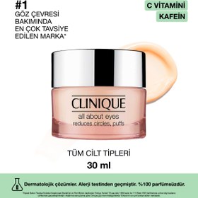 Resim Clinique İnce Çizgi Görünümü Azaltıcı All About Eyes™ Cilt Yapısını Güçlendirici Göz Kremi 30ml 