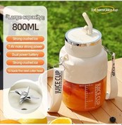 Resim Sandwich 08l Beyaz Alti Bicakli Usb Sarjli Tasinabilir Mini Blender Ve Meyve Soku Makinesi 