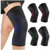 Resim Jokmae Spor Diz Koruyucu, Yüksek Elastik Dokuma, Soluklu Kaymazsız, Kompresyon Desteği, Tekli Paket, Unisex Ab008 Mavi Diğer 