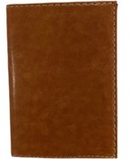 Resim Schulzz Vegan Taba Renk Açık Kahve PU Deri Araç Ruhsat Kabı 5 Bölmeli 