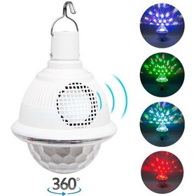 Resim Bluetooth Destekli Animasyonlu 10 Watt Şarjlı Ufo Tip Disko Topu 