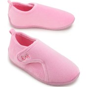 Resim Gezer Kışlık Kız Çocuk Pvc Rahat Taban Cırt Cırtlı Ayarlanabilir Ev Okul Kreş Panduf Ayakkabı Pembe 