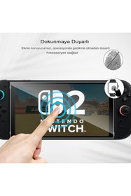 Resim Dobe Nintendo Switch 2 9H Nano Ekran Koruyucu 2'li Paket 