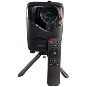 Resim LENSUN Projeksiyon Projektör Ev Ofis Tipi 1080 HD Görüntü Uzaktan Kumanda 