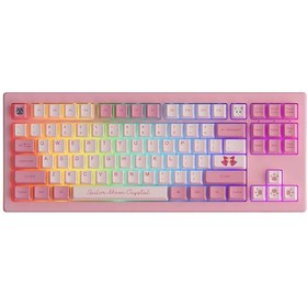 Resim Akko Sailor Moon Crystal 5087B V2 TKL RGB Kablosuz Mekanik Oyuncu Klavye 