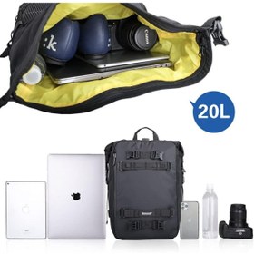 Resim Rhinowalk Su Geçirmez Motosiklet Kuyruk Çantası 