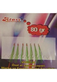 Resim Vurgun 80Gr 7 Iğneli Açık Yeşil Organze Çapari 