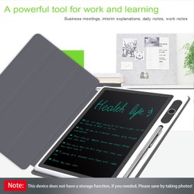 Resim INNoreBoard 9.3" Taşınabilir Elektronik Beyaz Tahta Kapasitif Stylus & Tek Düğmeli Silme - Katlanabilir Koruyucu Kılıf, Ev, Sınıf, Ofis, Mutfak için 36V Pil Gücüyle Çalışan - Klasik Siyah Tasarım, Sınıf Ekranı, Profesyonel Görünüm, Pille Çalışan Cihaz 