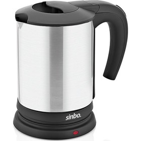 Resim Sinbo Paslanmaz Çelik Su Isıtıcı inox Mini Kettle 1.0Lt Ketıl 1000Watt Sk 7376 