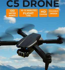 Resim Morissua C5 Drone Katlanabilir | 100m Menzil | HD Kamera | 10-12 dk Uçuş Süresi | Wi-Fi Bağlantı 