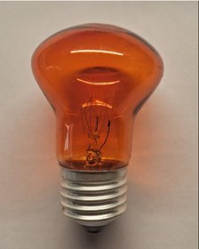 Resim PUFFIN Turuncu Akkor Flamanlı Mantar 15 Watt Gece Ampulü 1 Adet 